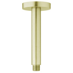 Bras plafonnier longueur 100 mm PVD laiton brossé