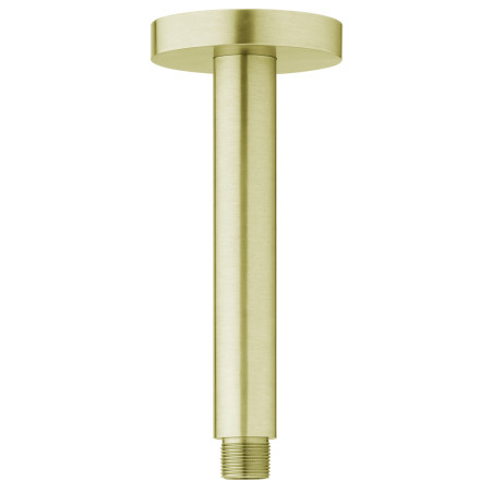 Bras plafonnier longueur 100 mm PVD laiton brossé