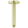 Bras plafonnier longueur 100 mm PVD laiton brossé