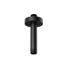 Bras plafond 10 cm rond noir mat