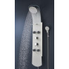 Colonne de douche NAUTILUS verre, fonction hydro-massage, robinetterie thermo