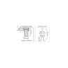 Colonne de douche ISME, zones d'aspersion Energic zone, robinetterie thermo