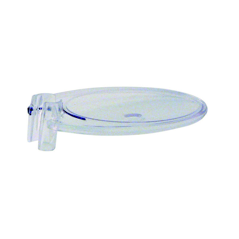 Porte-savon acryl, à clipser, pour barre Ø18mm