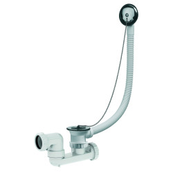 Vidage bain à bouchon, cuvette Ø70mm, serr 0/26mm, 52,5 l/mn, corps 100% PCR