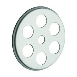 Grille de trop-plein inox ronde Ø39mm, pour évier grès ou cuve type Emafrance