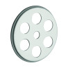 Grille de trop-plein inox ronde Ø39mm, pour évier grès ou cuve type Emafrance