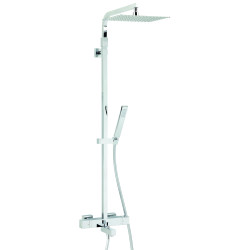 Combiné bain-douche TOUAREG 300x300, robinetterie thermostatique, sans tablette
