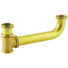 Tubulure laiton évier 2 cuves, entraxe réglable jusqu'à 260mm, sortie 1''1/2