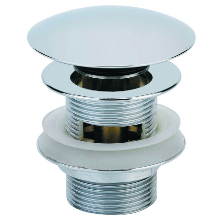 Bonde lavabo laiton chromé, digiclic, H. 58mm, avec lanterne, serrage 32 à 35mm, réf. 12210000000