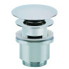 Bonde lavabo laiton chromé, digiclic, H. 58mm, avec lanterne, serrage 32 à 35mm, réf. 12430000000