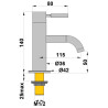 Robinet simple LAVE-mains
