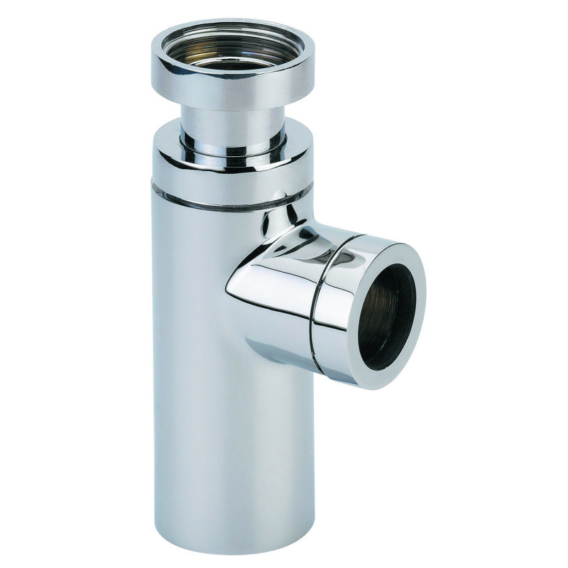 Siphon lavabo ABS chromé, CYLINDRIX, réglable 50/120mm, sortie Ø32mm