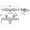 Mitigeur bain-douche thermostatique INDUS