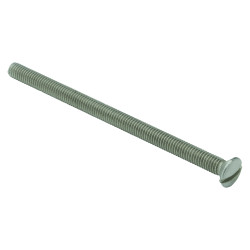 Lot 2 vis inox Ø6x100mm, pour bonde d’évier grès spécial et bonde de lavabo