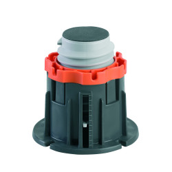 Lot de 50 pieds de receveur de douche, CRICABAC, H. réglable 82 à 137mm, Ø107mm