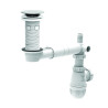 Équipement complet NF TBXP lavabo, extra-plat,clapet inox,corps 100% PCR