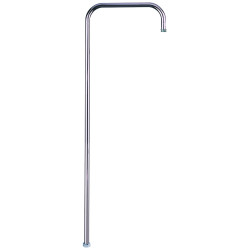 Crosse tube laiton chromé, Ø20mm, H. 1100mm, spécial collectivités