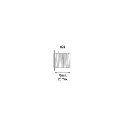 Enjoliveur Ø24mm, sécable, serrage 0/25mm, pour réf. 5983/5984/5986