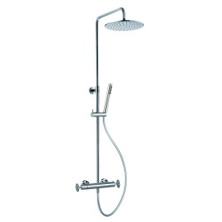 Colonne douche thermostatique INDUS manette chromé