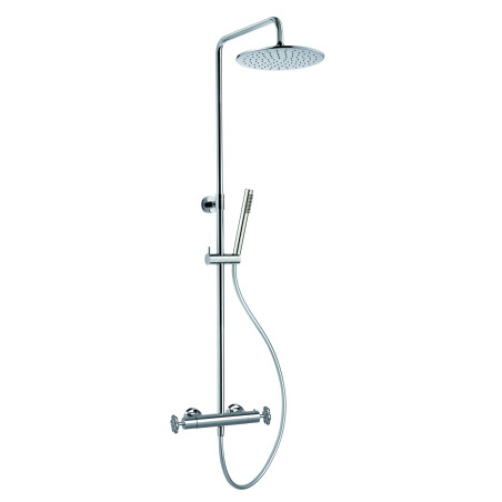 Colonne douche thermostatique INDUS manette chromé