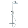 Colonne douche thermostatique INDUS manette chromé