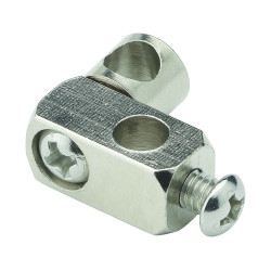 Chape de liaison nickel mat pour tirette de bonde réf. 1001/1003