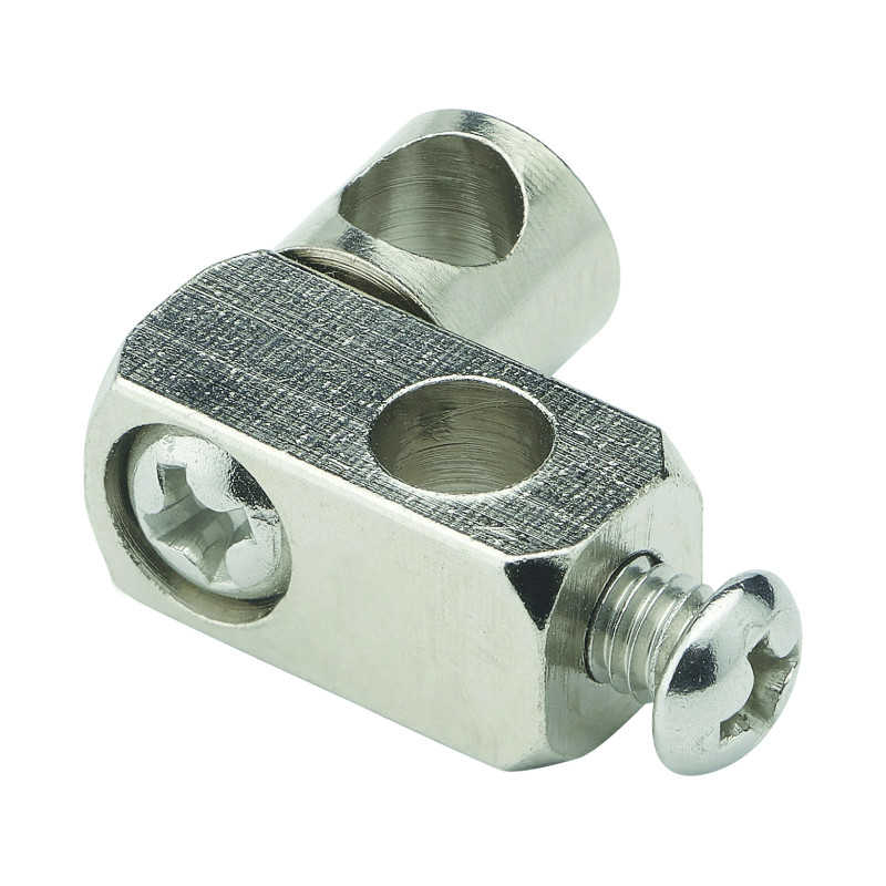 Chape de liaison nickel mat pour tirette de bonde réf. 1001/1003
