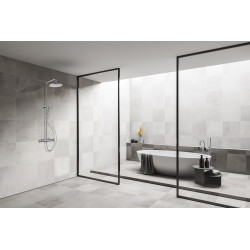 Colonne douche thermostatique INDUS manette chromé