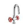 Mélangeur bidet INDUS poignées rouges