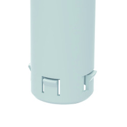 Siphon lavabo NF CONNECTIC bi-matière joints intégrés, sortie, corps 100% PCR