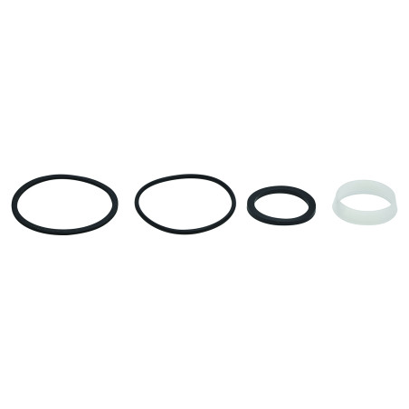 Kit 4 joints siphon lavabo/bidet plastique réf.6103/6153 : plats/conique/torique
