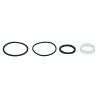 Kit 4 joints siphon lavabo/bidet plastique réf.6103/6153 : plats/conique/torique