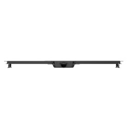 Caniveau de douche PANAMA extra-plat, H. 66mm, réglable 400-1200, sortie Ø50mm