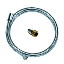 Flexible laiton double agrafage 1,50 m spécial cuisine