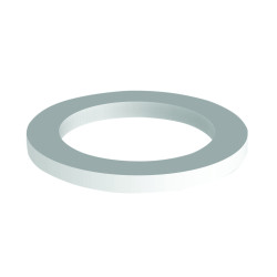Joint mousse blanc Ø61,5xØ41,5x5mm pour bonde de lavabo
