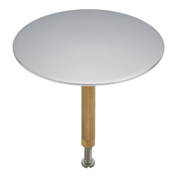 Clapet recouvrant laiton chromé Ø72,5mm, pour réf. 5800/5825/5830