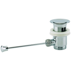 Bonde automatique pour lavabo, laiton, sans tirette verticale, serrage 40 à 48