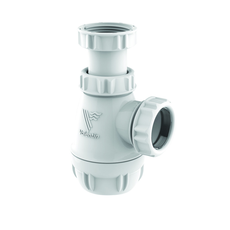 Siphon bidet réglable 48/103mm, sortie Ø32mm, débit : 51 l/mn, corps 100% PCR