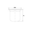 Tasse plastique, pour réf. 5520/5530/5540/5680/5710/5715/5776/5778/5780