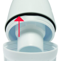 Tubulure gain espace joints intégrés évier 2 cuves réglable,corps 100% PCR