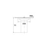 Grille inox Ø85mm + tube garde d'eau pour réf. 3021/3023/5752/5755/5756