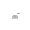 Grille marguerite inox Ø90mm + cloche pour bonde sol sortie horizontal réf. 4601/4602