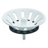 Panier plastique blanc Ø75mm pour bonde manuelle d'évier Ø90mm réf. 3901/3911