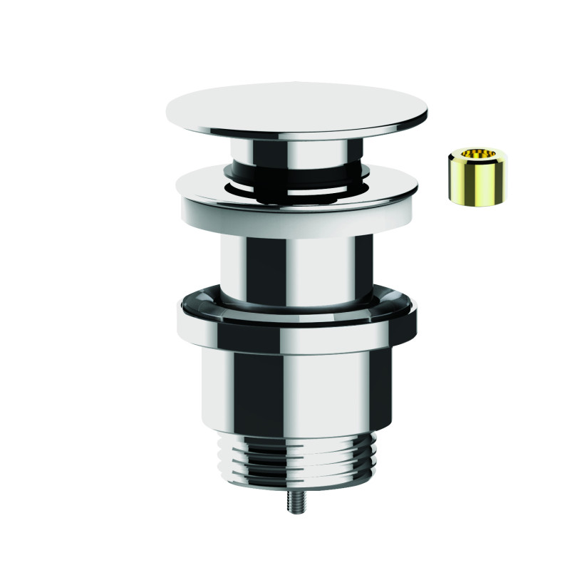 Bonde universelle lavabo digiclic ou fixe, clapet laiton, serrage 10 à 80mm