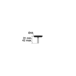 Clapet laiton Ø44mm, pour vidage de baignoire réf. 5830/5800 - avant 2013