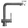 Mitigeur cuisine bec haut inox