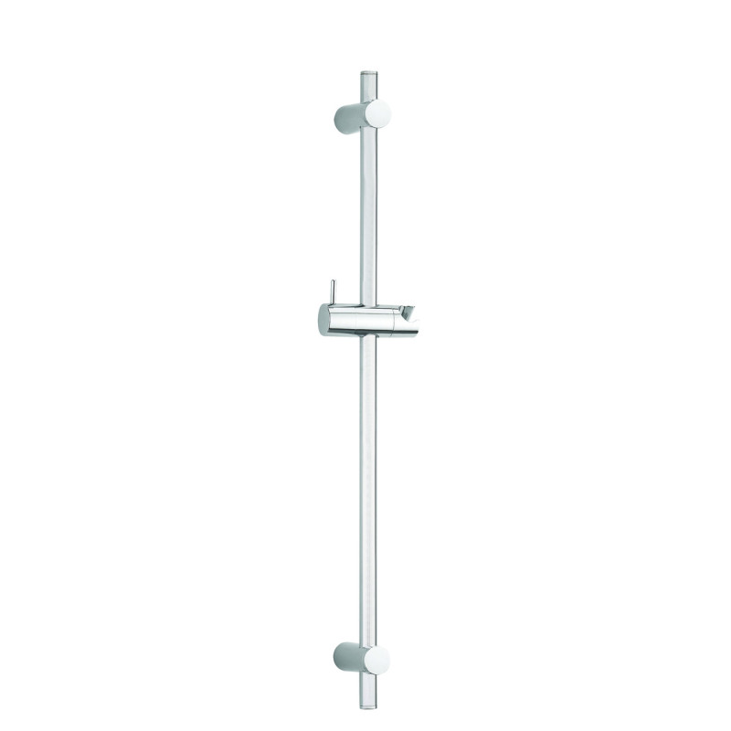 Barre de douche Ø18mm, H. 600mm, pieds réglables + cale