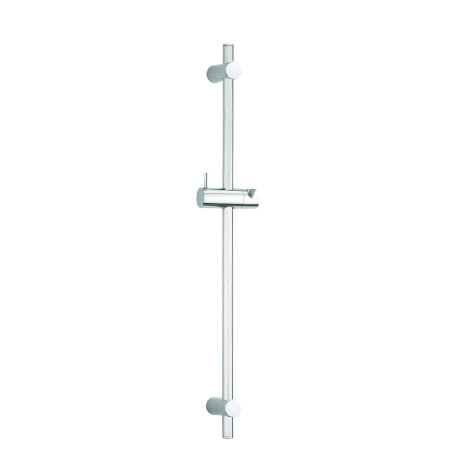 Barre de douche Ø18mm, H. 600mm, pieds réglables + cale