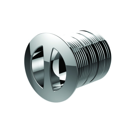 Enjoliveur chromé Ø30mm, sécable, serrage 0/25mm, pour réf. 5983/5985/5986