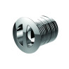Enjoliveur chromé Ø30mm, sécable, serrage 0/25mm, pour réf. 5983/5985/5986